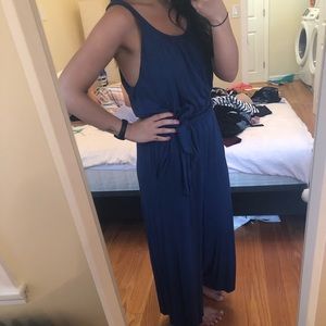 Blue jumpsuit